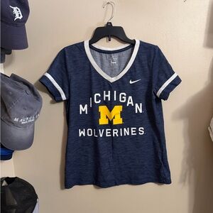 Nike Navy Blue Michigan Wolverines Tee